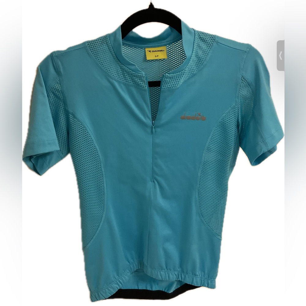 Diadora Blue Cycling Jersey